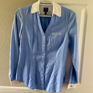 Express essential blue shirt